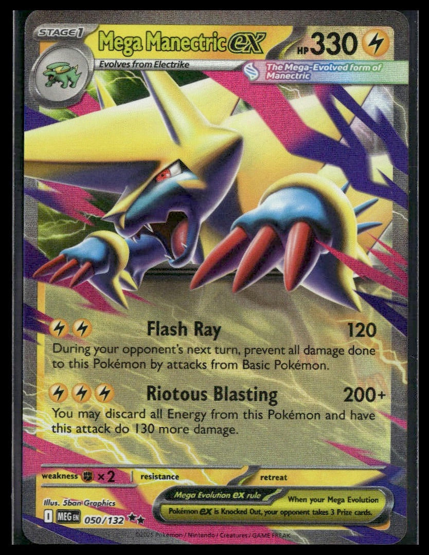 Mega Manectric ex #050/132 Mega Evolution NM