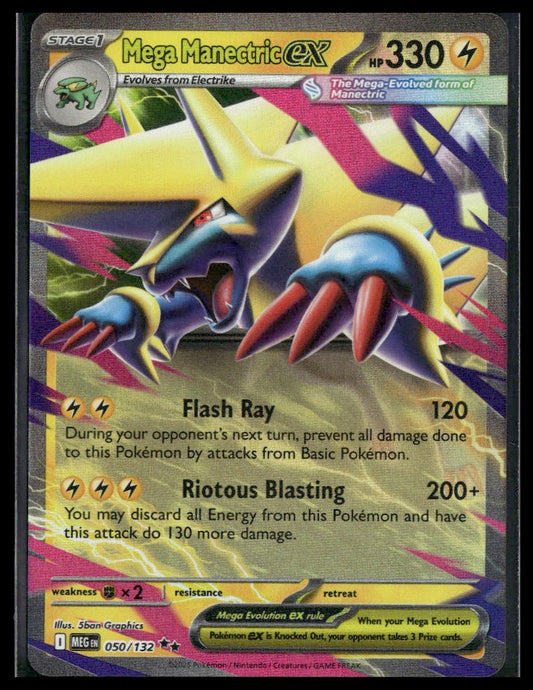 Mega Manectric ex #050/132 Mega Evolution NM