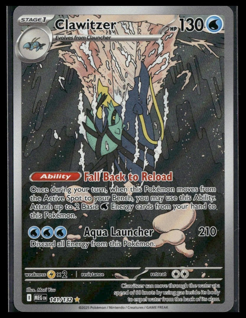 Clawitzer #141/132 Mega Evolution NM