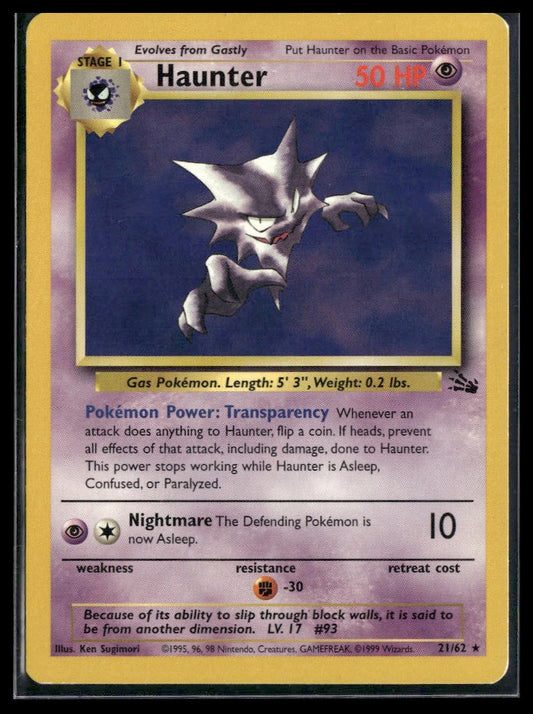 Haunter #21/62 Fossil LP