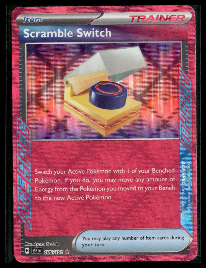 Scramble Switch #186/191 Surging Sparks NM