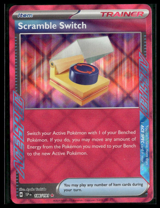 Scramble Switch #186/191 Surging Sparks NM