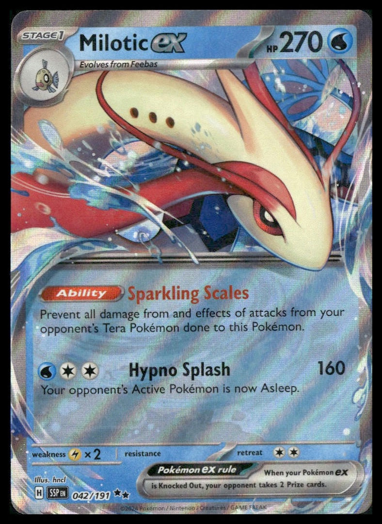 Milotic ex #042/191 Surging Sparks NM