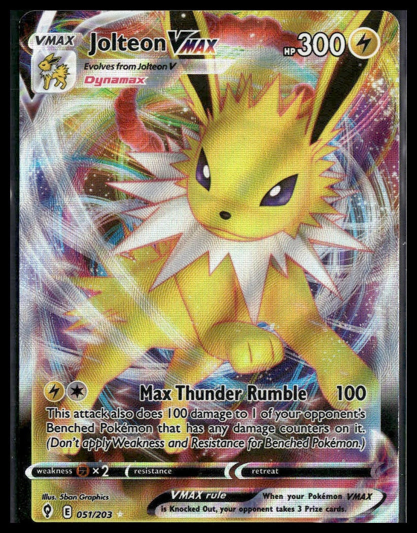 Jolteon VMAX #051/203 Evolving Skies LP