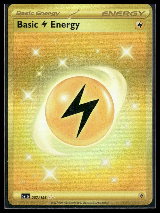 Basic Lightning Energy #257/198 Scarlet & Violet Base Set NM