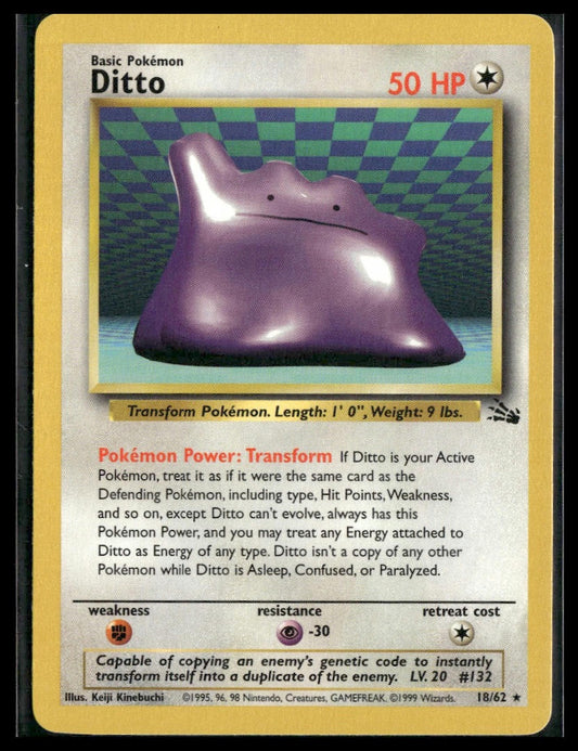 Ditto #18/62 Fossil VLP