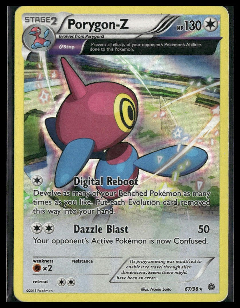 Porygon-Z #67/98 Reverse Holo Ancient Origins MP