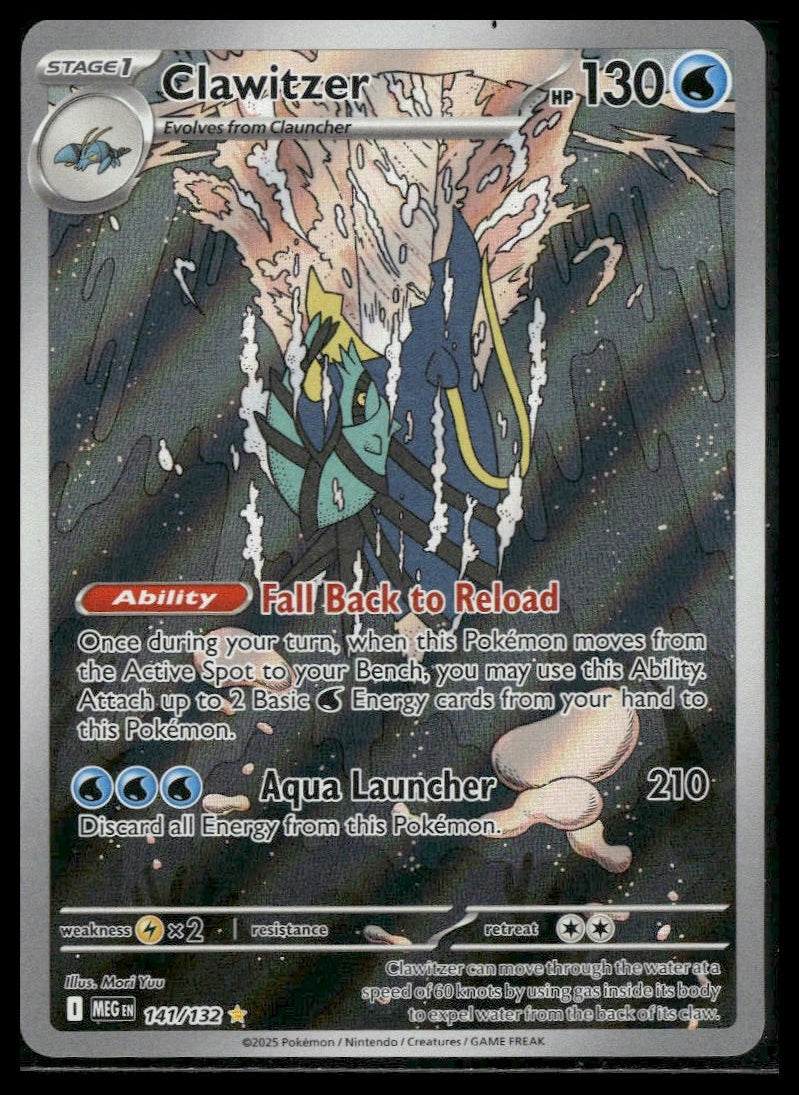Clawitzer #141/132 Mega Evolution NM