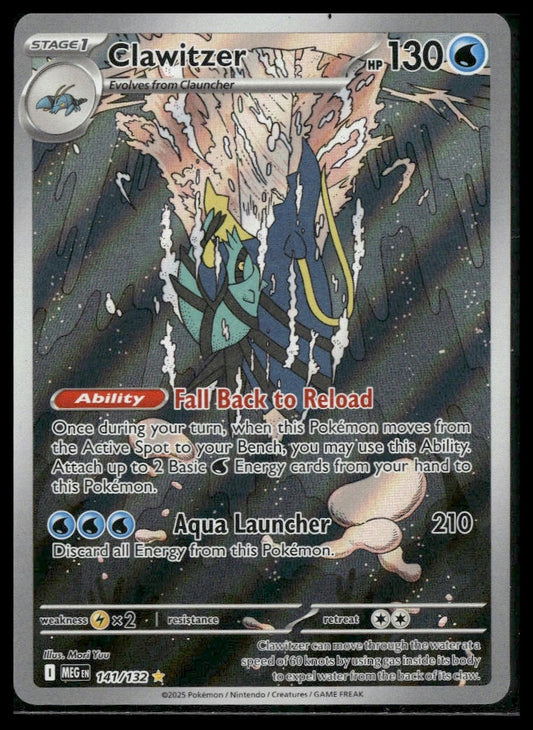 Clawitzer #141/132 Mega Evolution NM