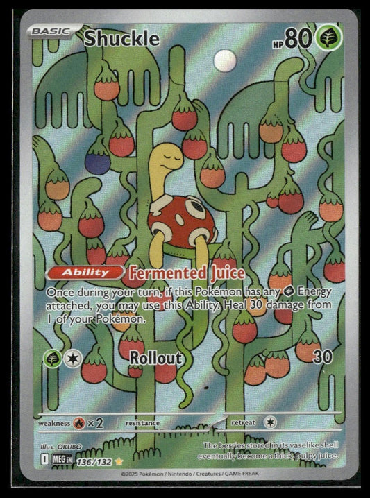 Shuckle #136/132 Mega Evolution NM