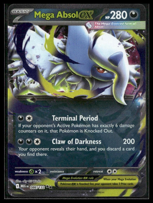 Mega Absol ex #086/132 Mega Evolution NM
