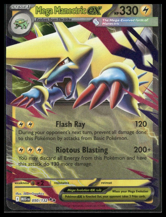 Mega Manectric ex #050/132 Mega Evolution NM
