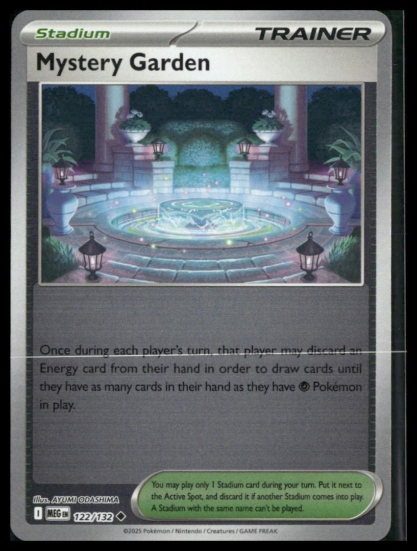 Mystery Garden #122/132 Reverse Holo Mega Evolution NM
