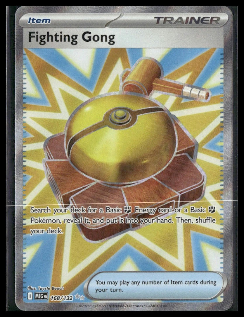 Fighting Gong #168/132 Mega Evolution NM