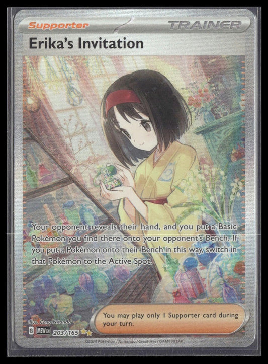 Erika's Invitation #203/165 Scarlet & Violet 151 NM