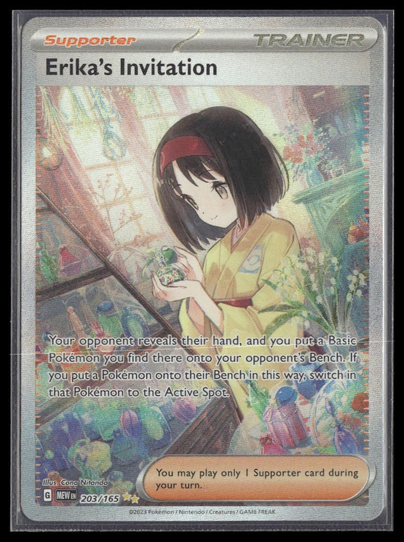 Erika's Invitation #203/165 Scarlet & Violet 151 NM