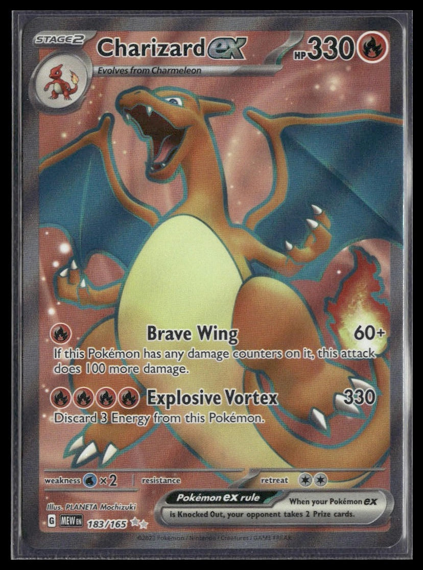 Charizard ex #183/165 Scarlet & Violet 151 NM