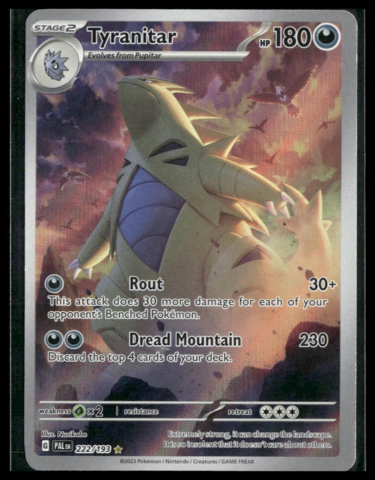 Tyranitar #222/193 Paldea Evolved LP