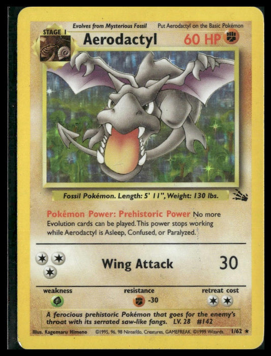 Aerodactyl #01/62 Fossil MP