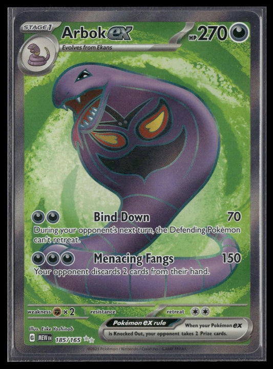 Arbok ex #185/165 Scarlet & Violet 151 NM