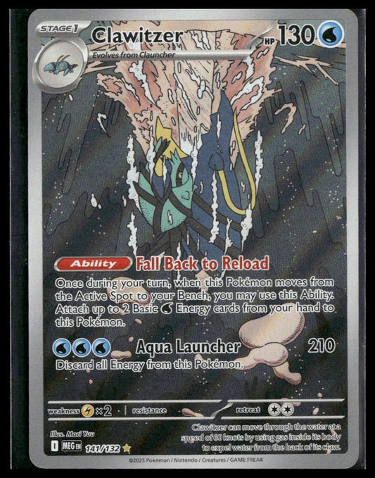 Clawitzer #141/132 Mega Evolution NM