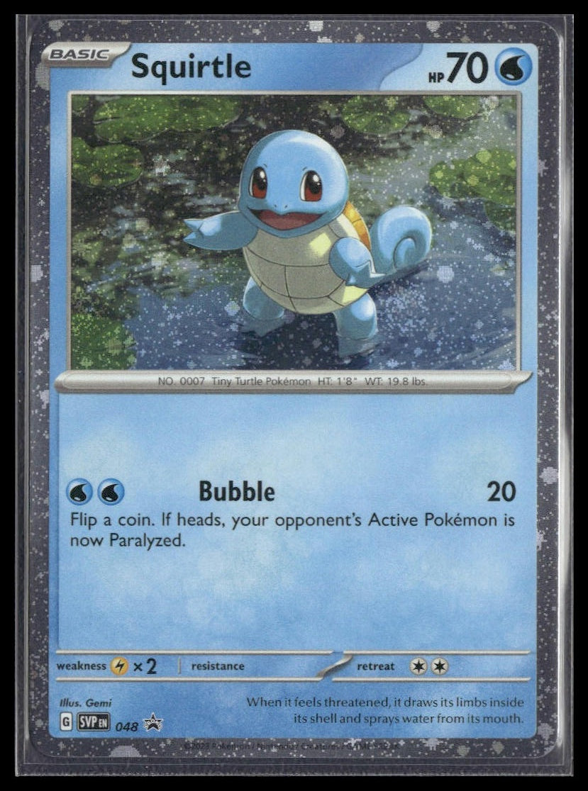 Squirtle (Cosmos Holo) #048 151 Promo NM