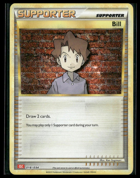 Bill #18/34 Trading Card Game Classic VLP