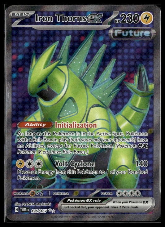 Iron Thorns ex #196/167 Twilight Masquerade NM