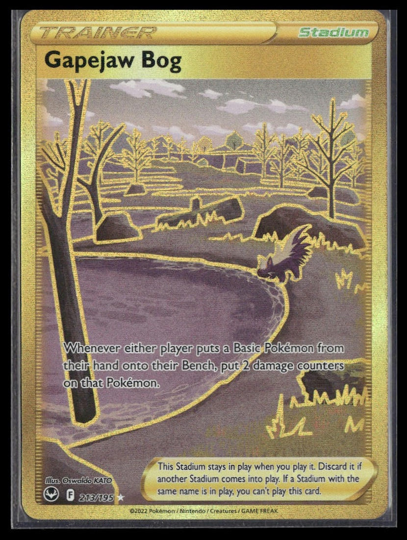 Gapejaw Bog #213/195 Silver Tempest NM