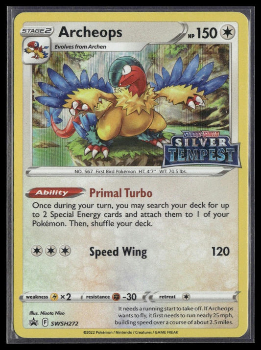 Archeops #SWSH272 STAMP Sword & Shield Promo Cards NM