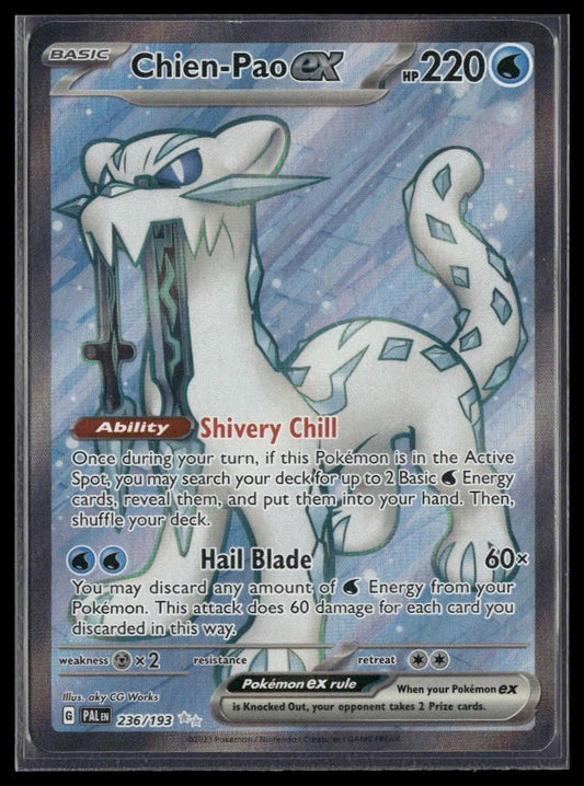 Chien-Pao ex #236/193 Paldea Evolved NM