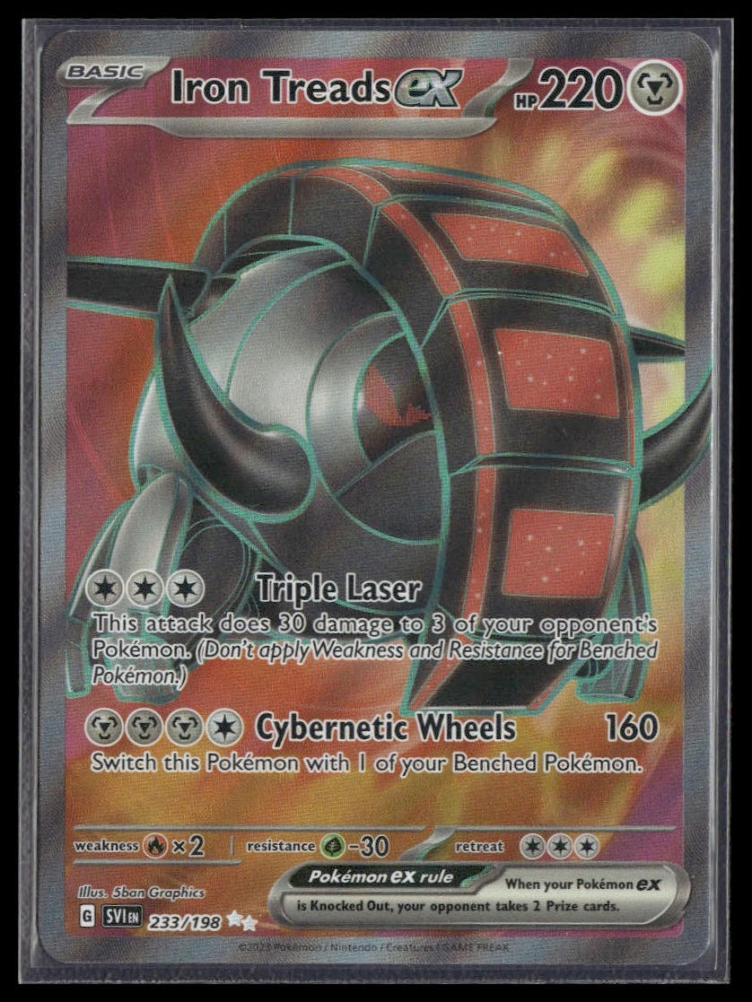 Iron Treads ex #233/198 Scarlet & Violet Base Set NM