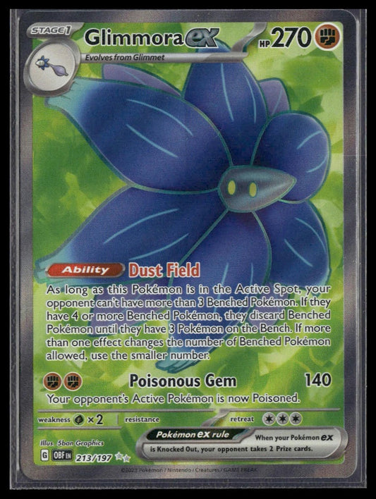 Glimmora ex #213/197 Obsidian Flames NM
