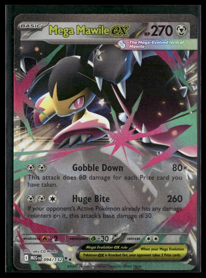 Mega Mawile ex #094/132 Mega Evolution NM