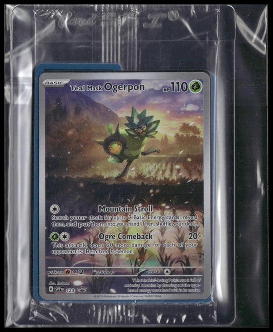 Teal Mask Ogerpon #123 SEALED Twilight Masquerade ETB Promo NM