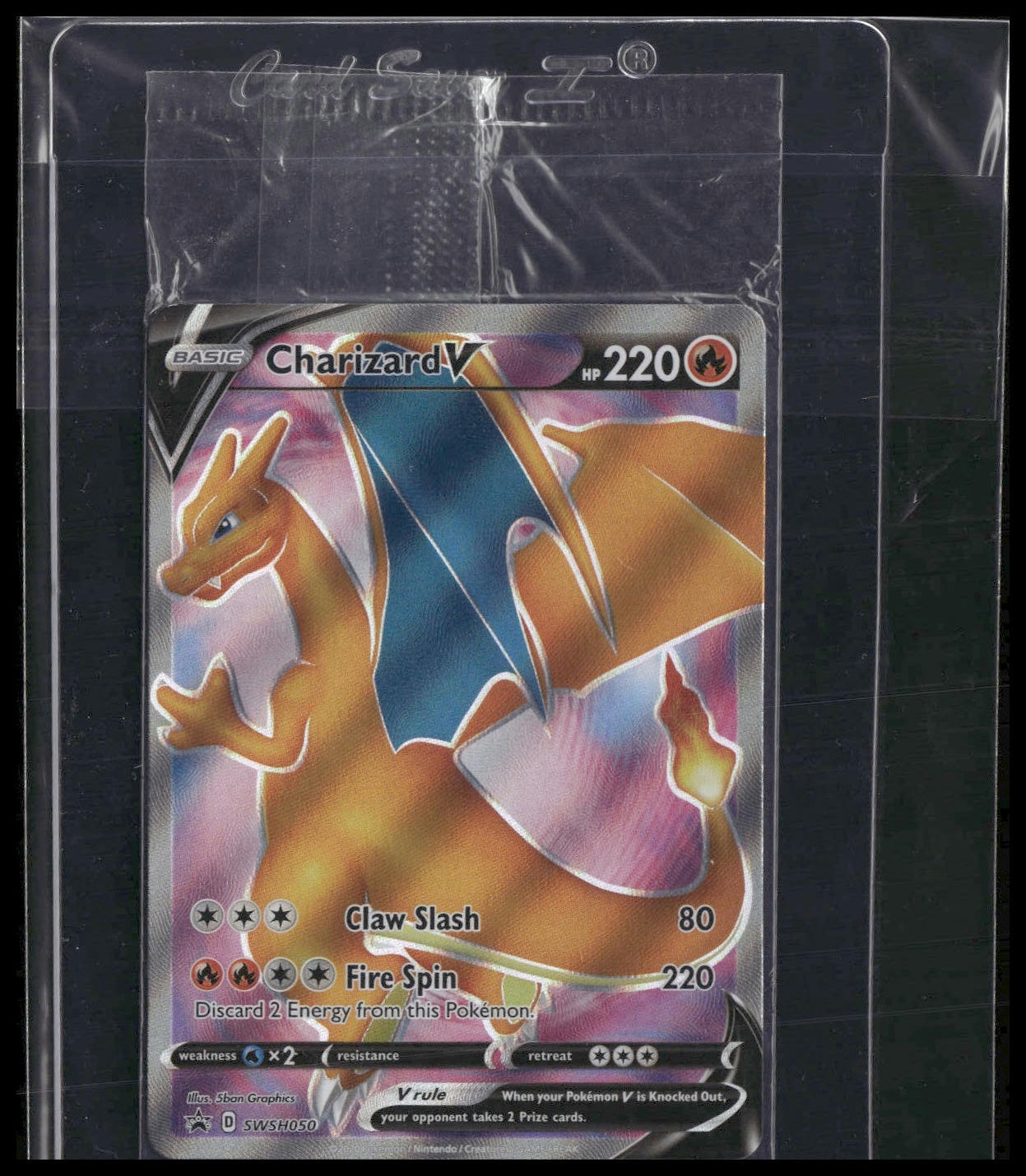 Charizard V #SWSH050 SEALED Sword & Shield Promo Cards NM