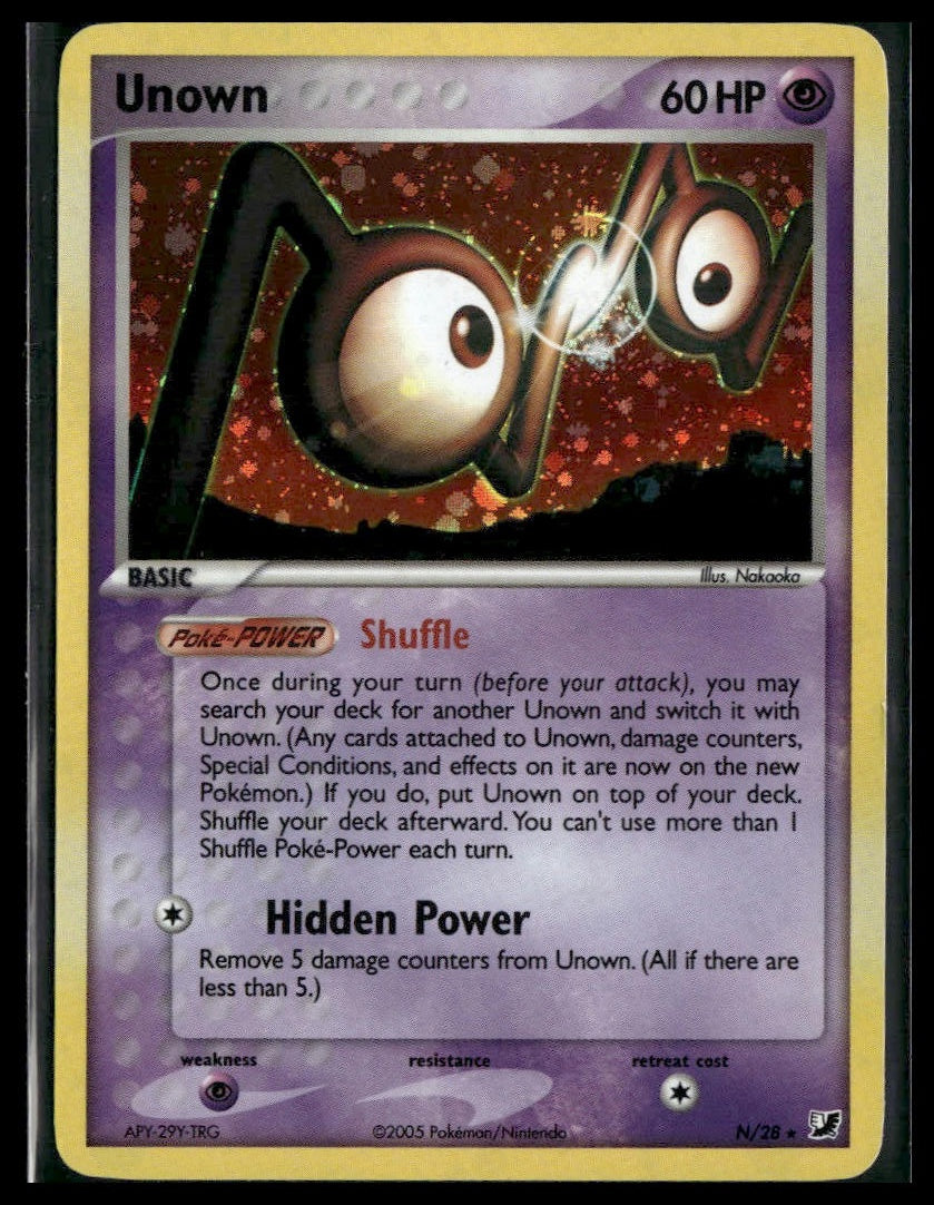 Unown (N) #N/28 Unseen Forces LP