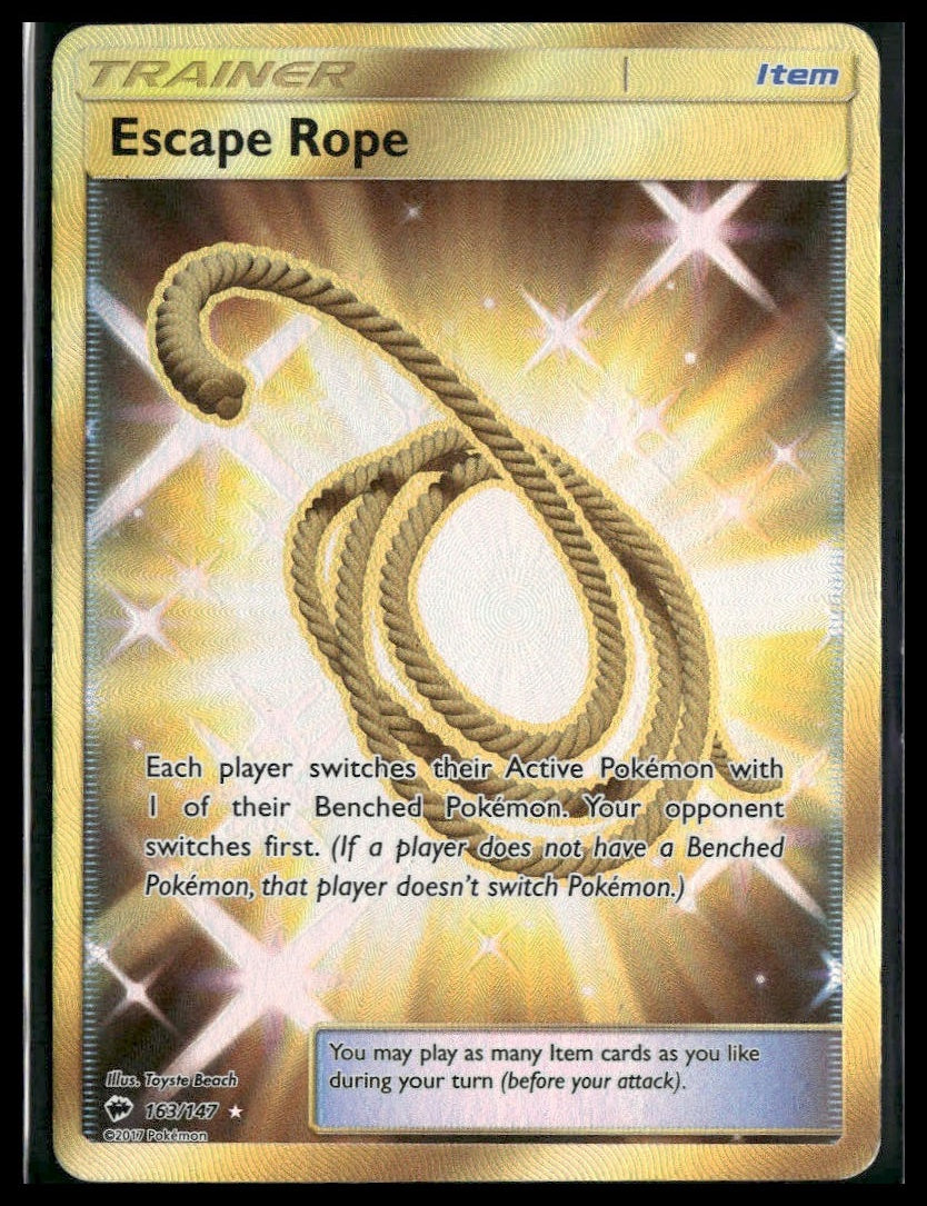 Escape Rope (Secret) #163/147 SM - Burning Shadows MP