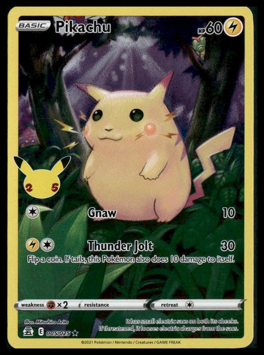 Pikachu #005/025 Celebrations NM