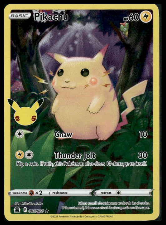 Pikachu #005/025 Celebrations NM