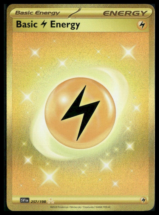 Basic Lightning Energy #257/198 Scarlet & Violet Base Set VLP