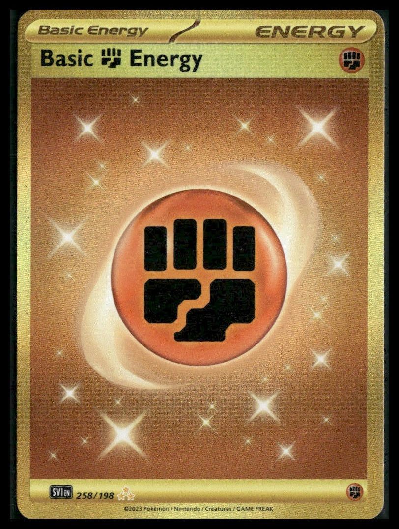 Basic Fighting Energy #258/198 Scarlet & Violet Base Set NM