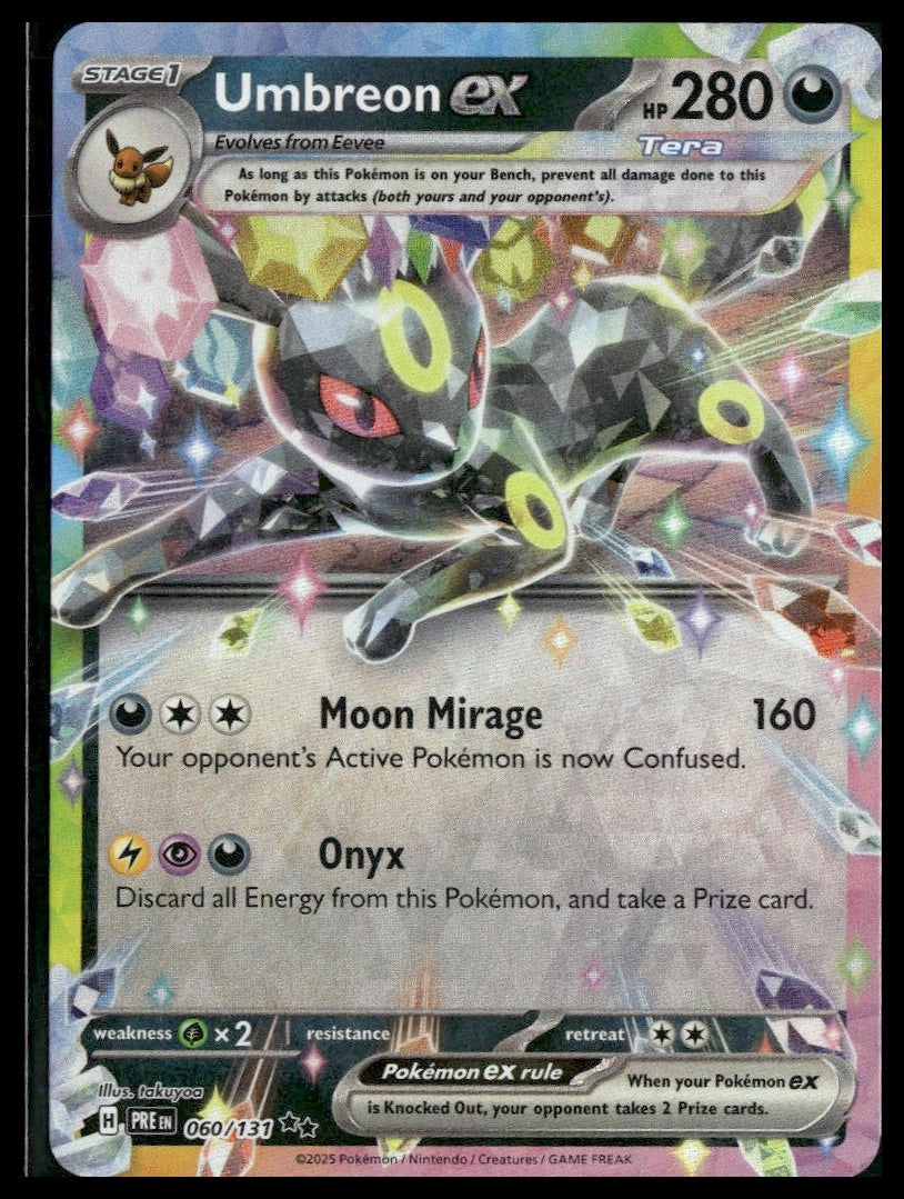 Umbreon ex #060/131 Prismatic Evolutions NM