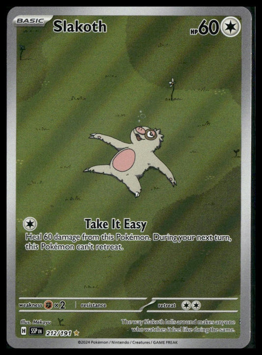 Slakoth #212/191 Surging Sparks NM