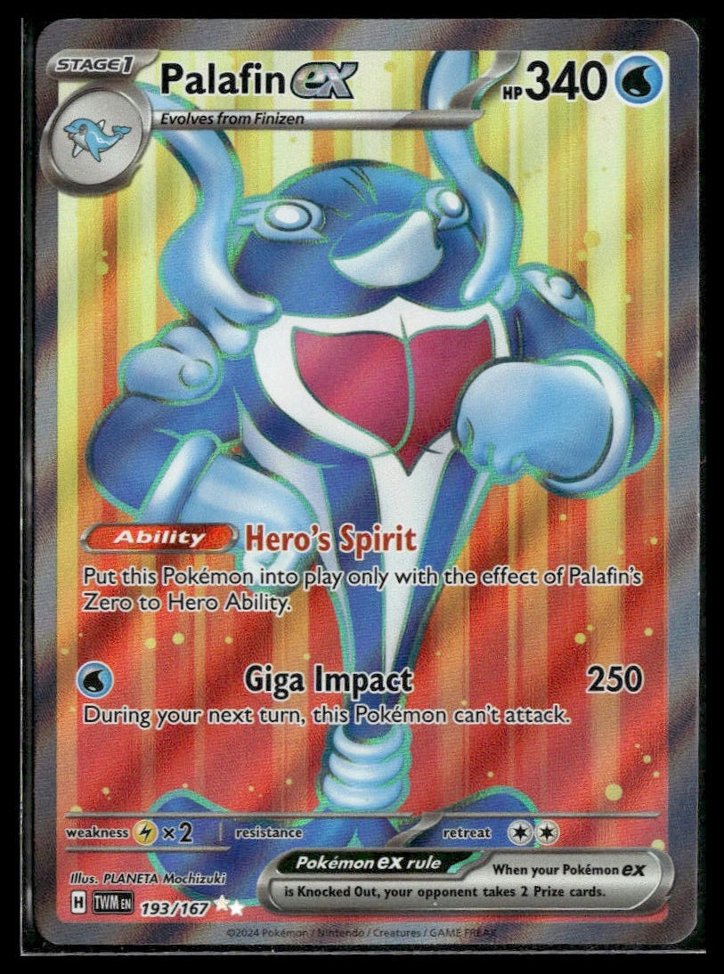 Palafin ex #193/167 Twilight Masquerade NM