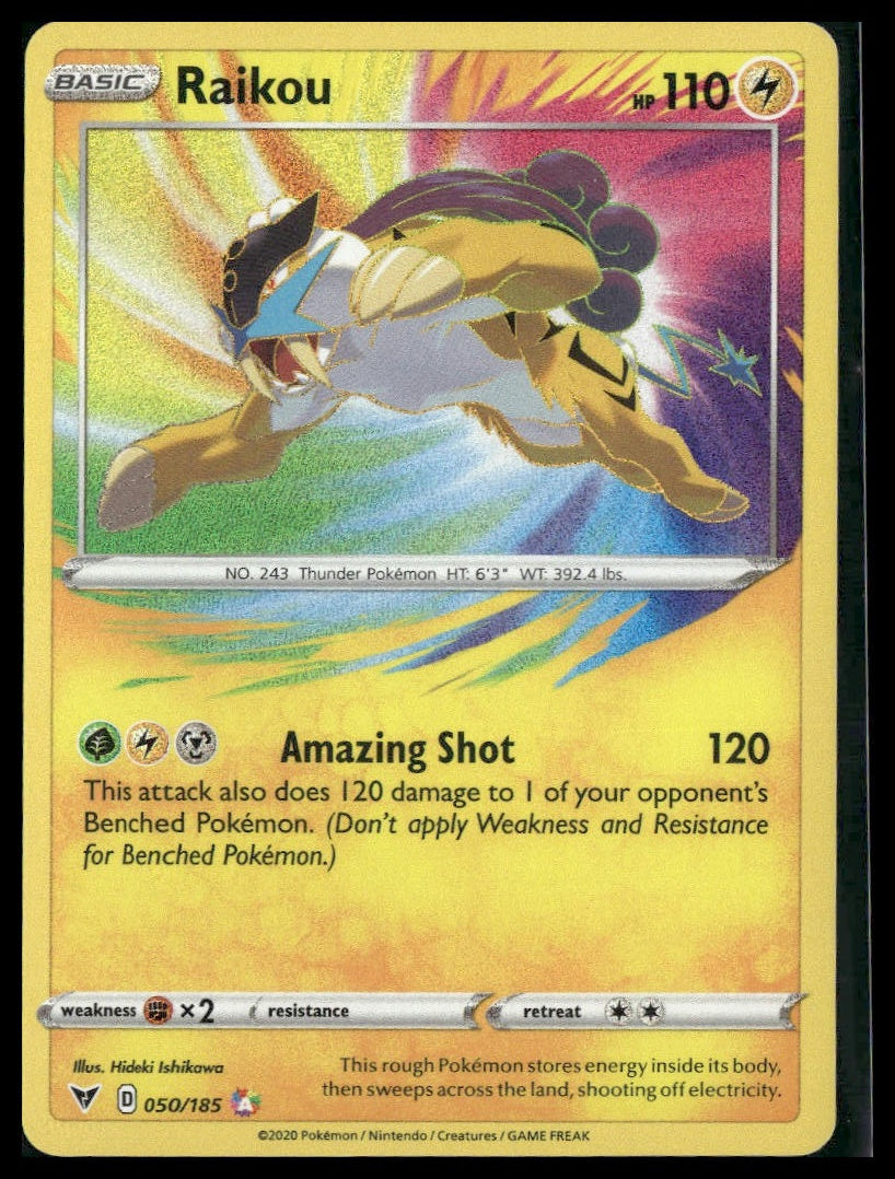 Raikou #050/185 Vivid Voltage NM