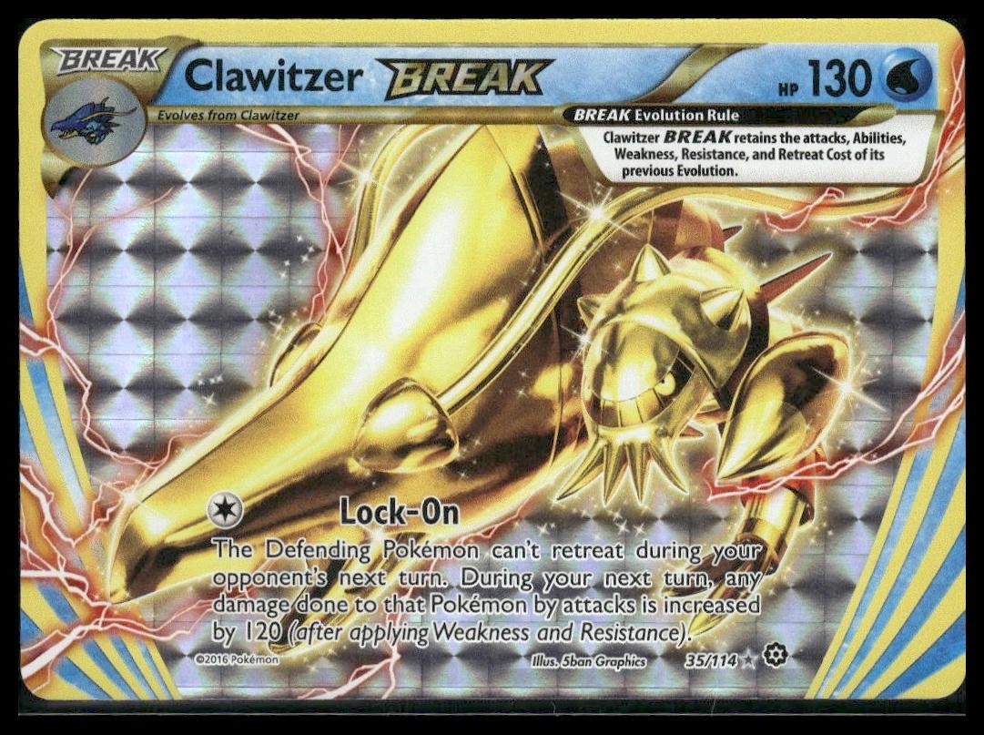 Clawitzer BREAK #35/114 Steam Siege NM