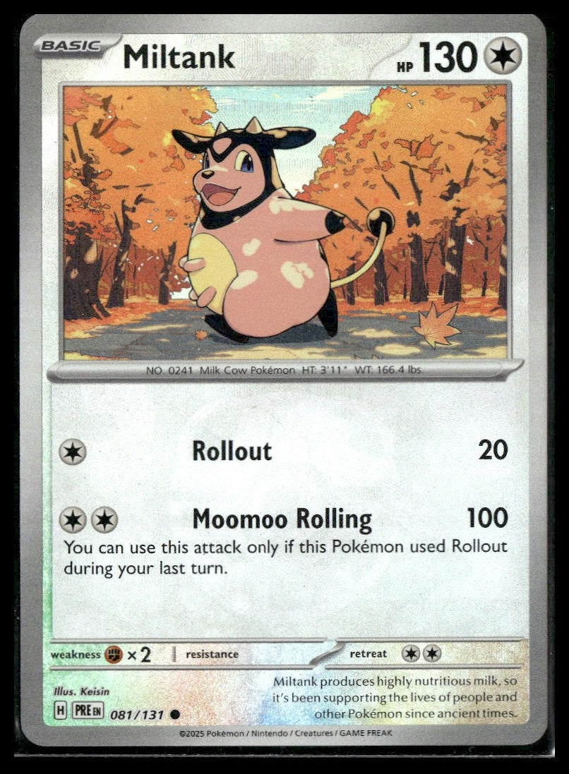 Miltank (Master Ball) #081/131 Prismatic Evolutions NM