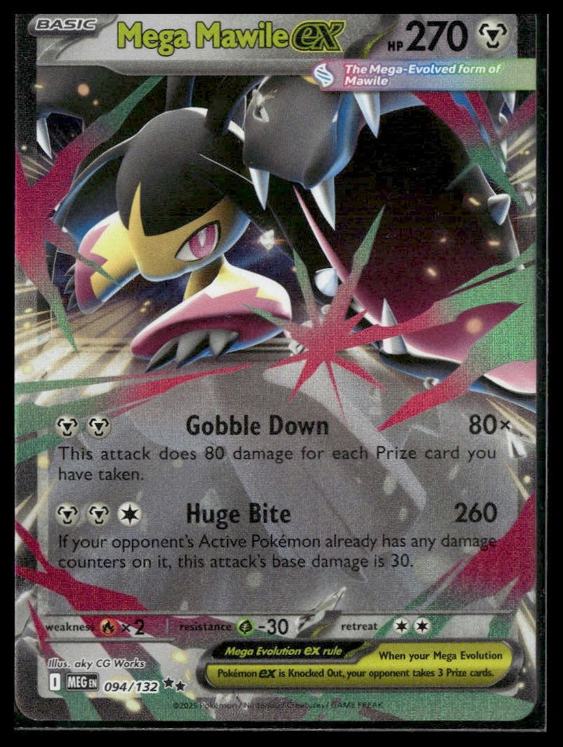 Mega Mawile ex #094/132 Mega Evolution NM