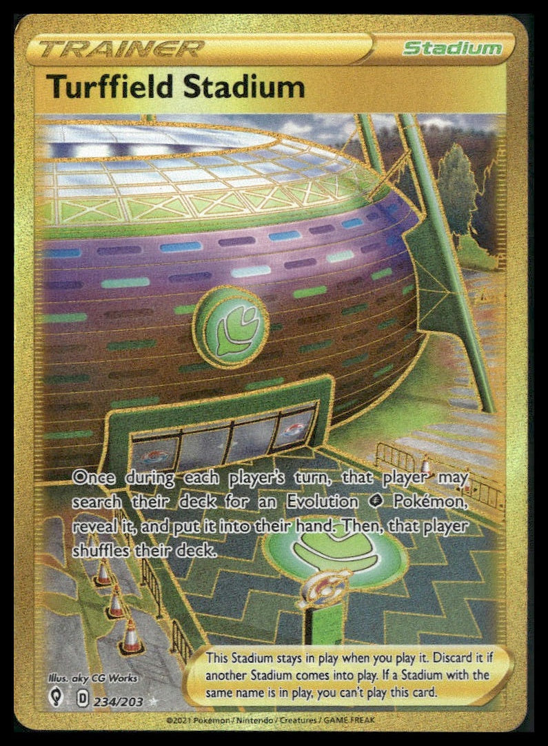 Turffield Stadium (Secret) #234/203 Evolving Skies LP